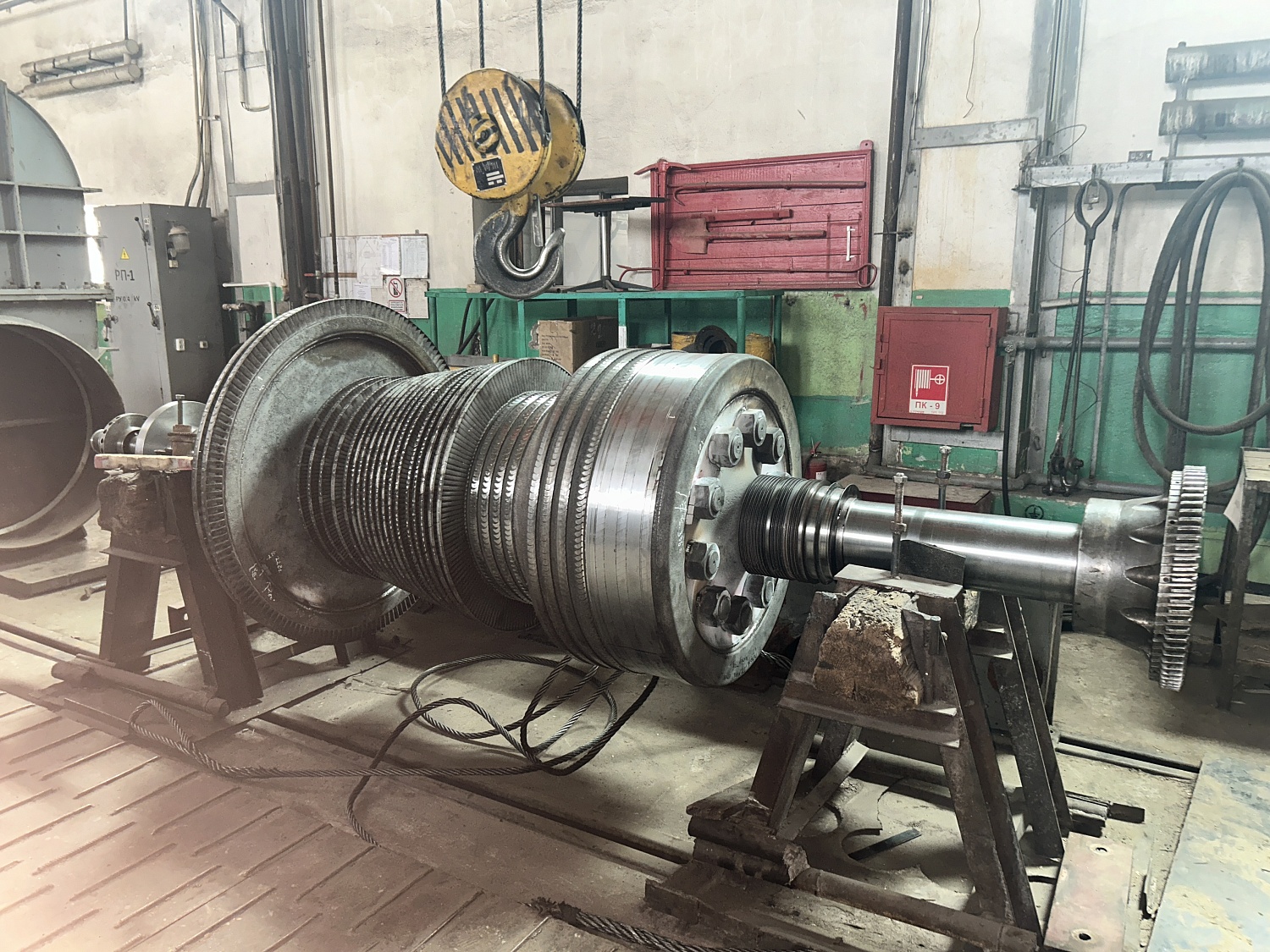 Продолжается проект по реализации реконструкции турбины 1953 года выпуска для Кентауской ТЭЦ. Турбина К-7,5-35 (АК-12 «Тамара») Чешского производства