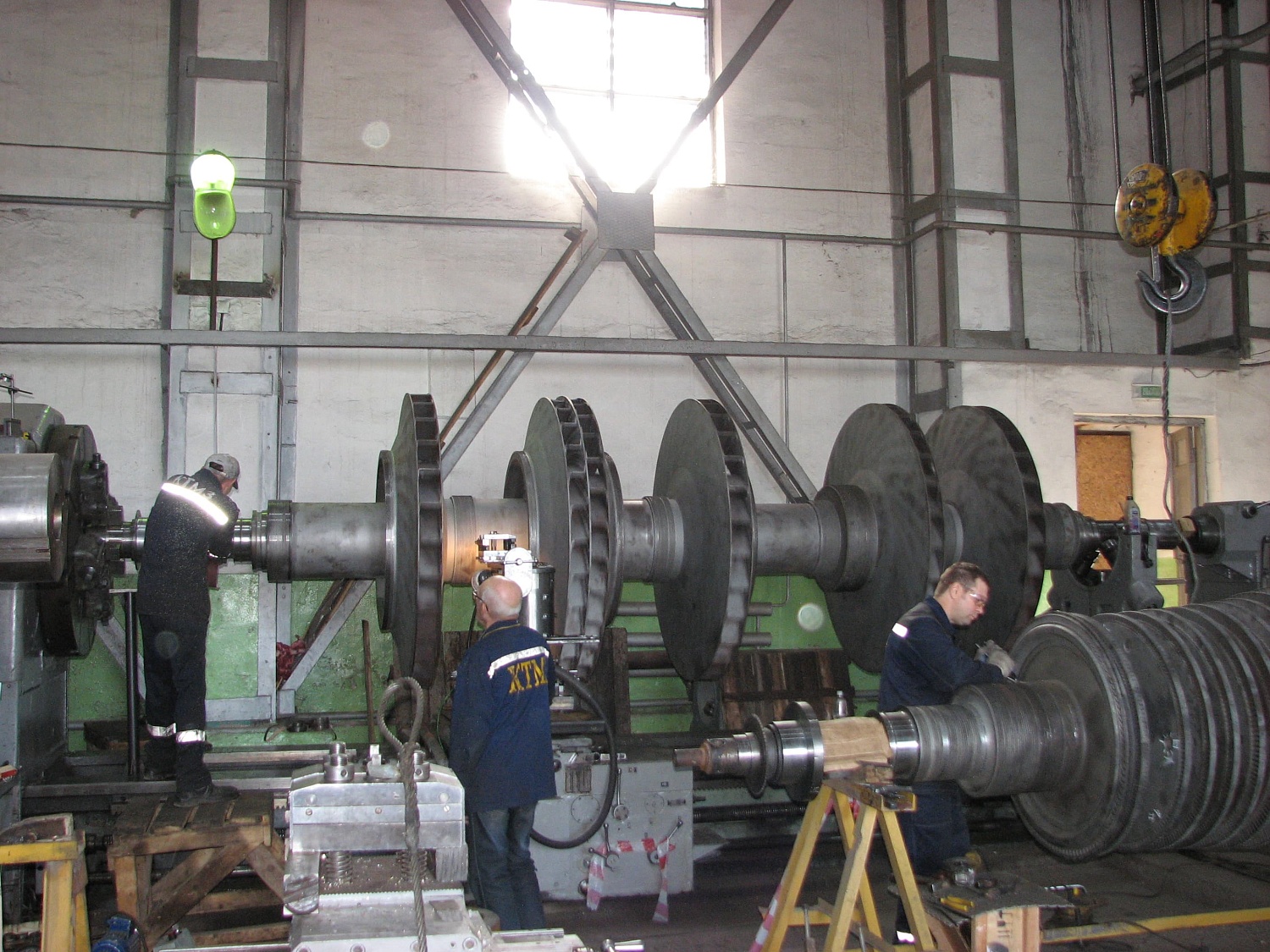 Заводской ремонт ответственных узлов турбин и генераторов